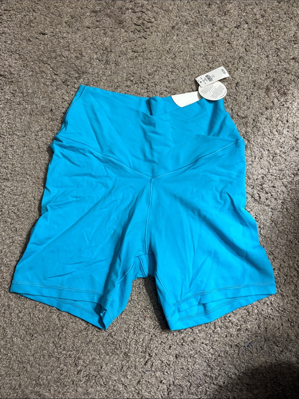 NWT Offline by Aerie Real Me Crossover Bike Short 5” Inseam Blue Size Large
